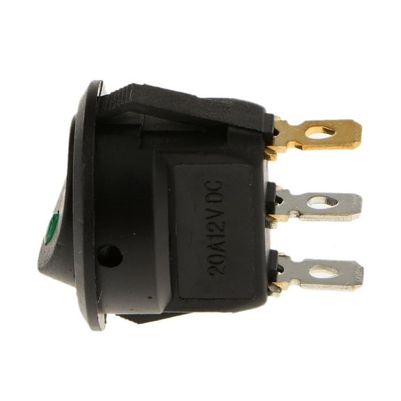QSTDGVPW New 12V Round 3-Pin Front Wireless Parking Sensor Switch Button Kits Vehicle