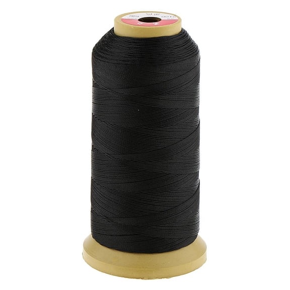 QSTDGVPW Nylon Hair Track Weft Weave Sew Thread Wig Bangs Extension Decor Tool Black