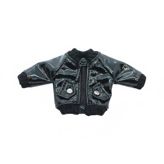 QSTDGVPW OB11 Doll Jacket Coating effect/12 Scale Doll Clothes Functional Zipper