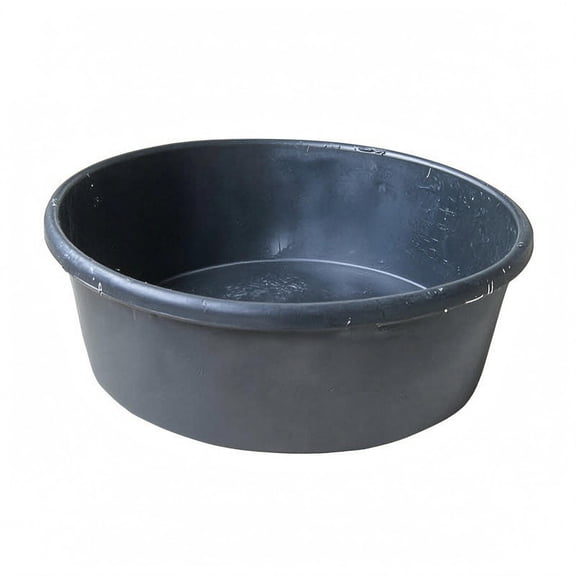 QSTDGVPW Pet Basin Feeding Bowl Rubber Pan Wide Opening 27 Cm Mouth for Comfortable Access Great for Puppies Kittens and Adult Pets