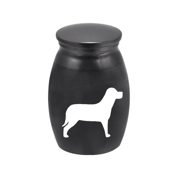 QSTDGVPW Pet Cremation Urn Ash Urns for Dogs Stainless Steel Remembrance Portable Funeral