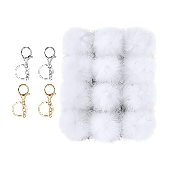 QSTDGVPW Pompom Ball 10Pcs/Lot Multicolor Snap Button for Handbag Accessories Scarves D D