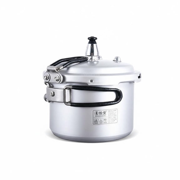 QSTDGVPW Portable Pressure Pot Safety-Sealed-Resistant Mini Camping Pressure Pot Space-Saving Elevated Terrain Cooker for Campers, Travelers