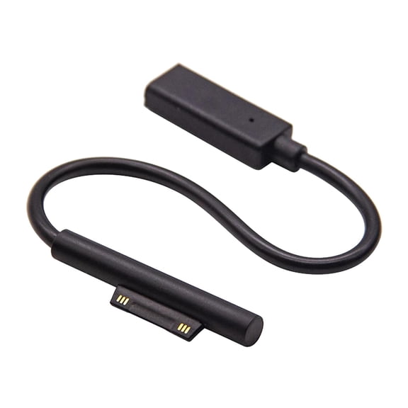 QSTDGVPW Premium USB-C Type C Cable for Microsoft Surface Pro 3/4 / 5/6, Pro Go, 15V / 3A