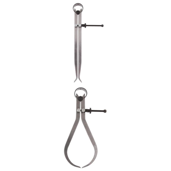 QSTDGVPW Professional Inside Caliper and Outside Caliper Compasses 10" Measuring Tool