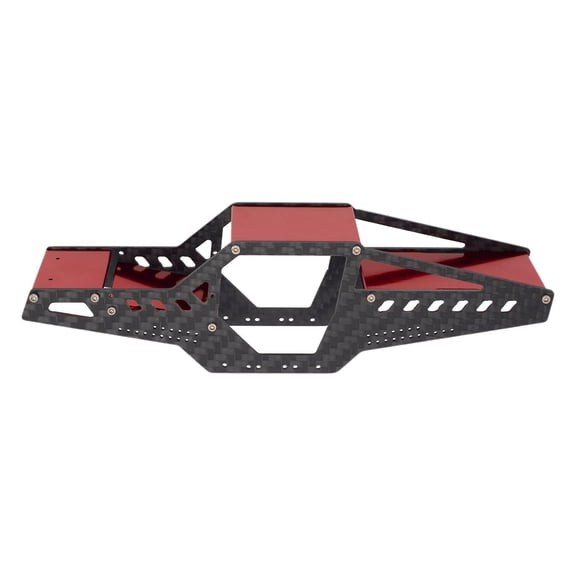 QSTDGVPW RC Chassis Frame Body Shell Replacement for Axial SCX24 90081 1/24 DIY Parts DIY Red