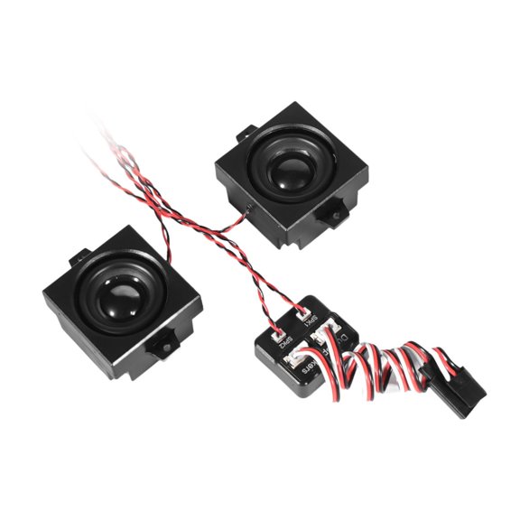 QSTDGVPW RC Engine Sound Simulator 5W Speaker Easy Installation Realistic Replace Engine