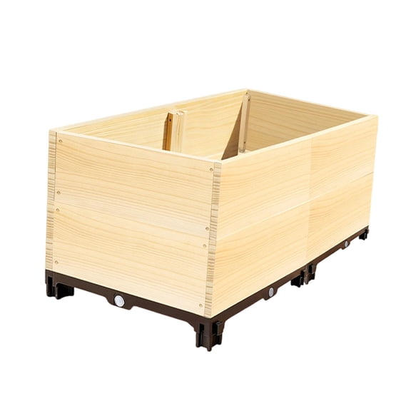 QSTDGVPW Raised Garden Bed Easy to Use Convenient Planter Box for Farm Patio Backyard Style E