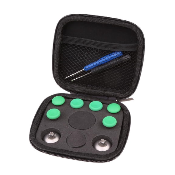 QSTDGVPW Replacement Metal Bumper Grips Button ThumbStick For One Elite Full Set Green
