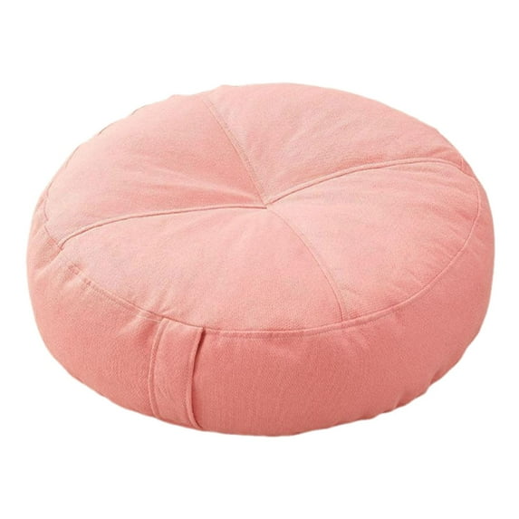 QSTDGVPW Round Floor Pillow Meditation Cushion for Chair Sofa Adults Kids Living Room Pink