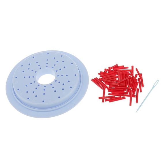 QSTDGVPW Round Plastic Knitting Loom Flower Pattern Maker Yarn Knit Hobby Loom Knitting