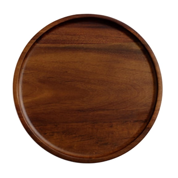 QSTDGVPW Round Shape Breakfast Serving Tray Dessert Plate for Kitchen Fruits Sushi 8 inch