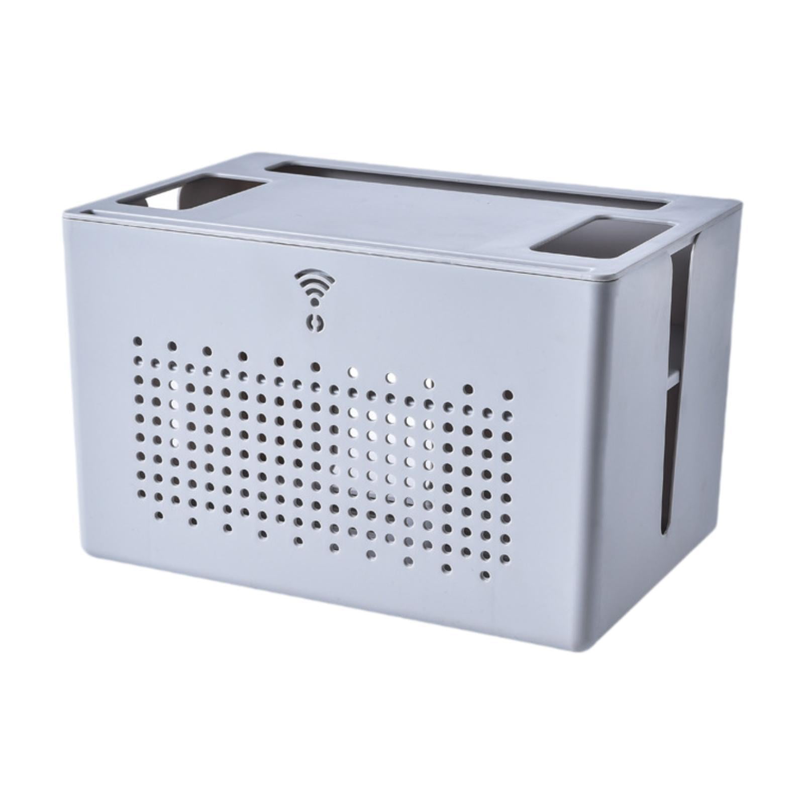 QSTDGVPW Router Storage Box Dustproof Cable Router Cover for Bedroom ...