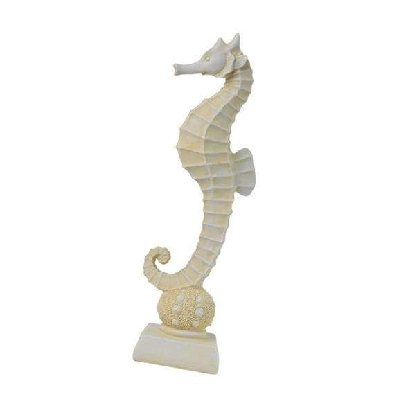 QSTDGVPW Seahorse Statue Art Work Tabletop Ornament for Bedroom Bookshelf Living Room