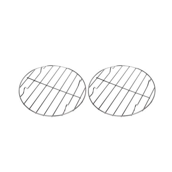 QSTDGVPW Set of 2 Resistance Steel Wire BBQ Grate Grids Cooking Meshes,25cm,for Baking
