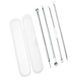 thumbnail image 1 of QSTDGVPW Set of 4 comedone squeezers blackhead remover set made of stainless steel nose, 1 of 8
