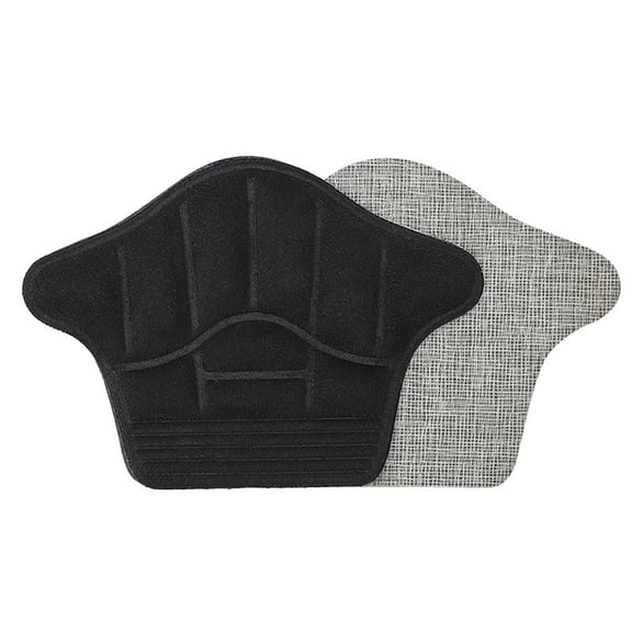 QSTDGVPW Shoes Heel Cushion Adhesive Liner for Women Men 3.94x2.87x0.28inch Black
