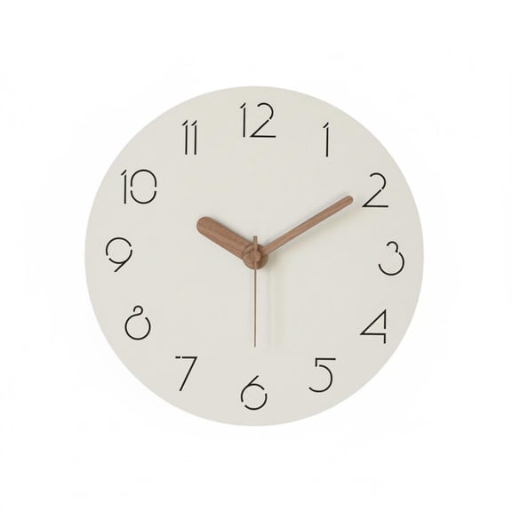 QSTDGVPW Silent Crystal Wall Clock Non-Ticking Modern Minimalist Clock  Nordic Design Timepiece for Living Room, Bedroom, Kitchen