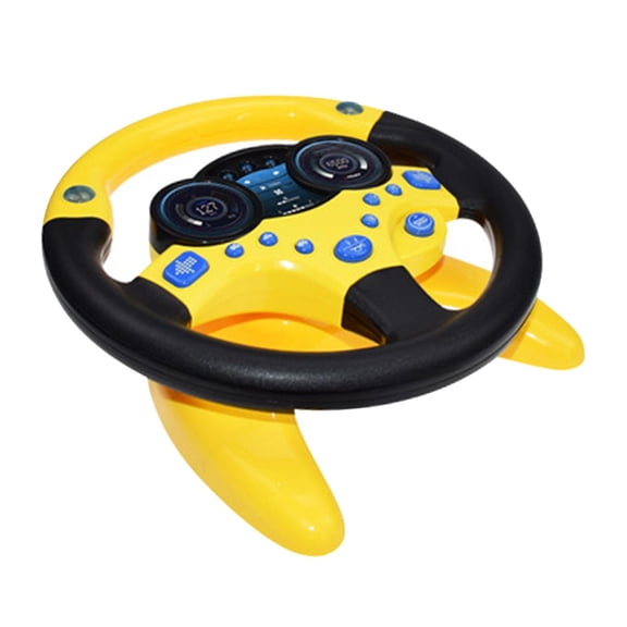 QSTDGVPW Simulated Driving Controller Portable Driving Steering Wheel Children's Educational Sounding Toy Steering Wheel Toy Gift Funny Interactive kids children toy 