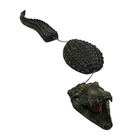 QSTDGVPW Simulation Floating Crocodile Decoy Great for Pool Park Patio Heron Away style 4