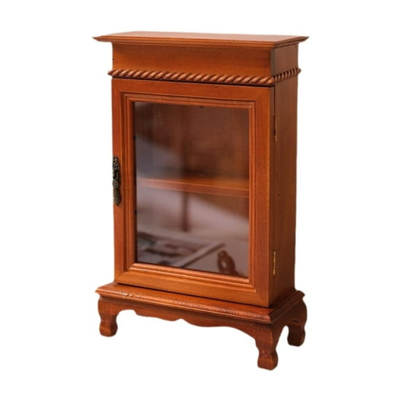 QSTDGVPW Small Desk Cabinet Storage Cabinet Container Case Living Room Home Organizer for