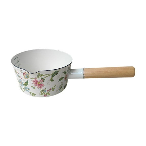 QSTDGVPW Small Milk Pan Soup Pot Universal Versatile with Spout Butter Melting Pot Coffee