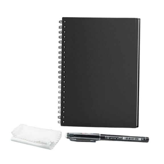 QSTDGVPW Smart Reusable Notebook Planner Erasable Notebook Paper Spiral Notepad Pocketbook Diary Journal Office School Drawing Gift A6