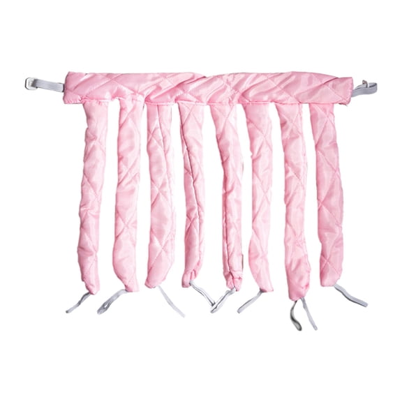 QSTDGVPW Soft Hair Curlers, Hair Curling Tool, Practical, Big Wave Wavy Hairstyles, Eight Pink