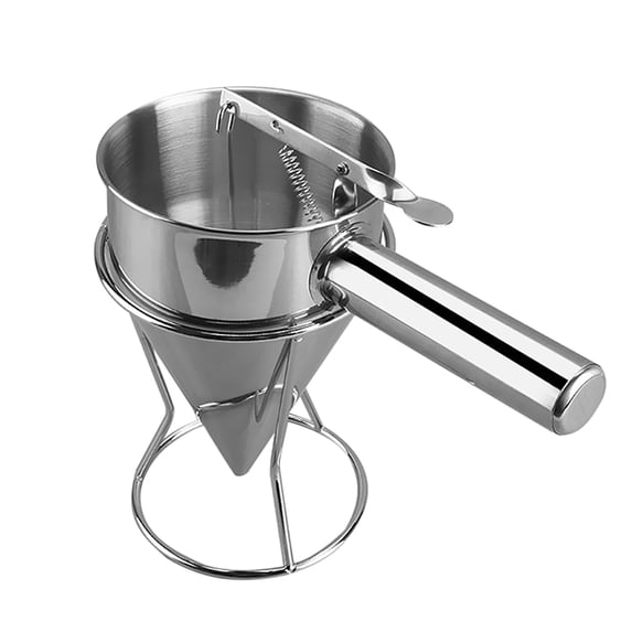 QSTDGVPW Stainless Steel Pancake Batter Dispenser Cream Batter Funnel Dispenser Octopus