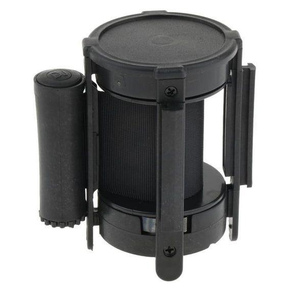 QSTDGVPW Stanchion Queue Extended Retractable Belt 2m Black