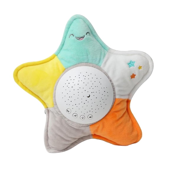 QSTDGVPW Stuffed Animal Plush Toys Projector and Smooth Music, Easy to Operate - Star