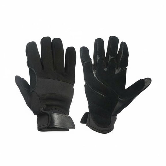 QSTDGVPW Sturdy Duty Work Gloves Wear-Resistant Full-Finger Gloves Versatile Safety Equipment for Rappellers, Climbers, Construction, Caving
