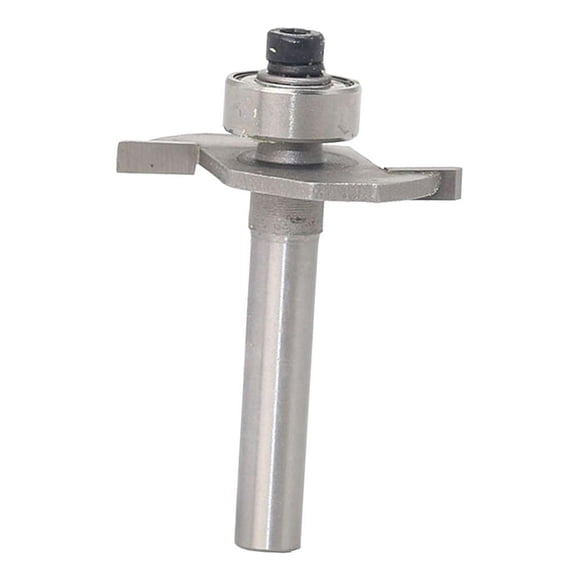 QSTDGVPW T Slot Rabbeting Biscuit Cutter Router Bit w/Bearing Woodworking Slotting 2 2