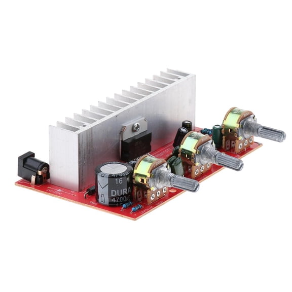 QSTDGVPW TDA7377 Power Amplifier DIY kit 2Ch Sound Audio Board For 3-6 Inch Bookshelf