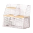 thumbnail image 1 of QSTDGVPW Tea Bag Organizer with Compartment Tea Bag Station for Kitchen Office Pantry White L, 1 of 5