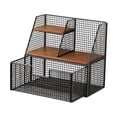 thumbnail image 1 of QSTDGVPW Tea Bag Organizer with Compartment Tea Bag Station for Kitchen Office Pantry black S, 1 of 7