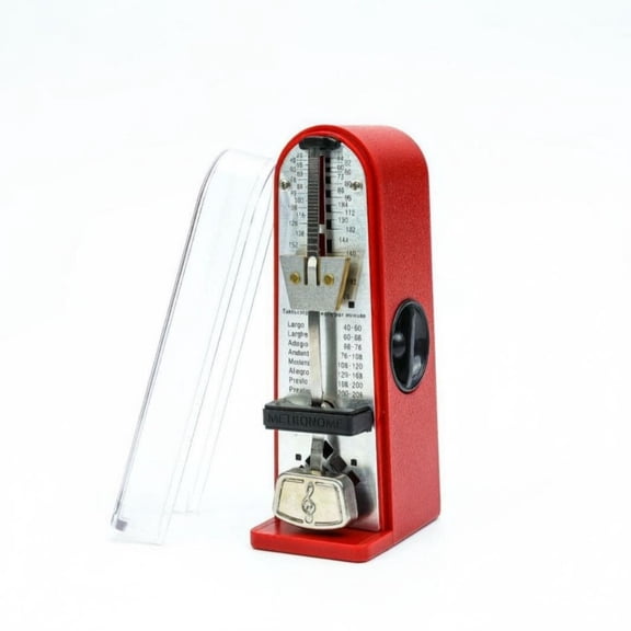 QSTDGVPW Tempo Counter Metronome Rhythm Device Compact Portable Size Fits Instrument Cases for Music Learners Practice