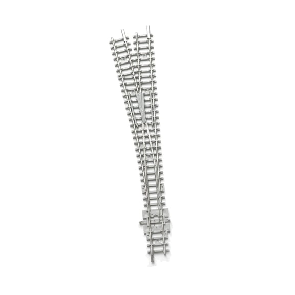 QSTDGVPW Train Model Model Train Rail Connector N Gauge Switch Model Railway White Copper Switch Left