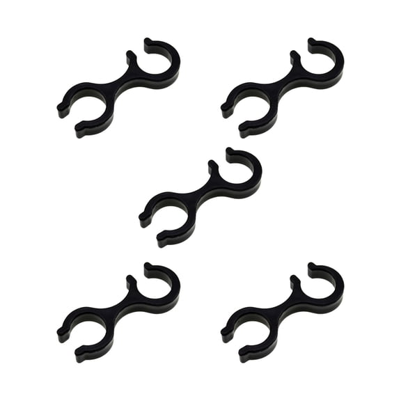 QSTDGVPW Trekking Pole Clips 5 Packs Universal for Walking Sticks Cane Hand Grip Crutches