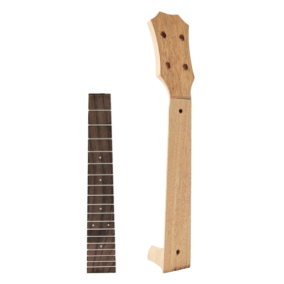 QSTDGVPW Ukulele Neck and Fretboard DIY Ukulele Fingerboard for Ukulele Accessory 23inch