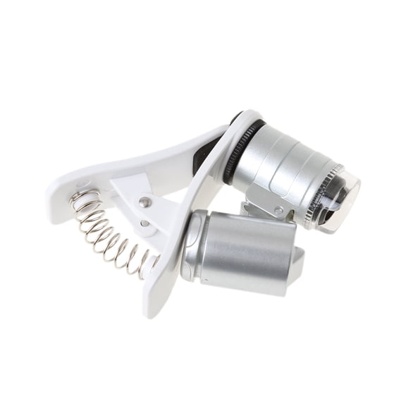 QSTDGVPW Universal 6X Optical Cell Phone LED Telescope Camera Clip Microscope Lens for