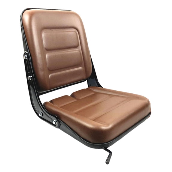 QSTDGVPW Universal Forklift Seat Tractor Seat Reliable PU Leather Professional Durability Connect Plate Type