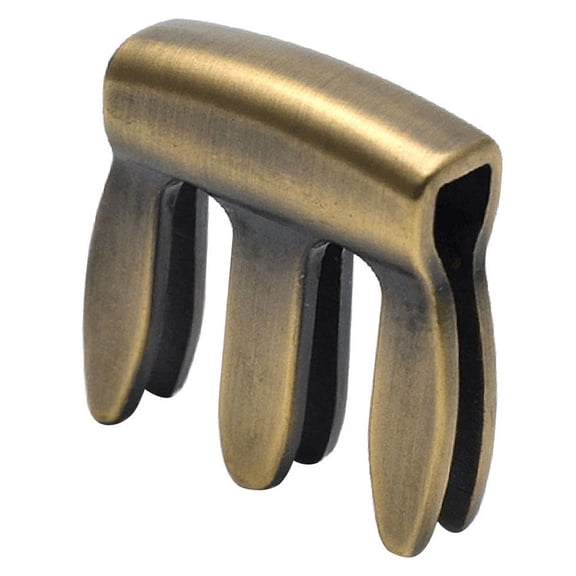 QSTDGVPW Violin Mute, Sound-Dampening Function, String Instrument Part, Practice Aid, Bronze