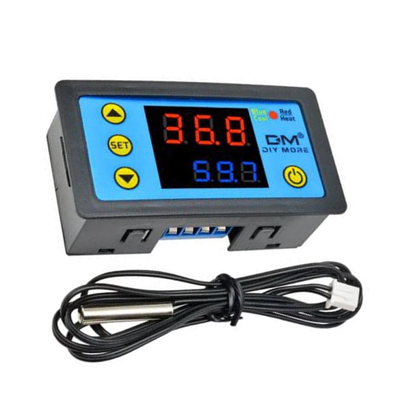 QSTDGVPW W3231 Digital Temperature Controller 220V Thermostat Regulator Heating Cooling Control Thermoregulator With Sensor