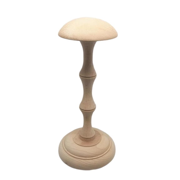 QSTDGVPW Wig Stand Holder, Hat Stand, Wooden, for Shops, Homes, and Home Decor, Available M