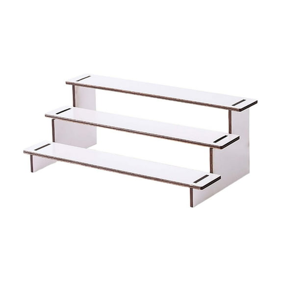 QSTDGVPW Wood Display Riser Multipurpose Rustic Spice Rack for Candles ...