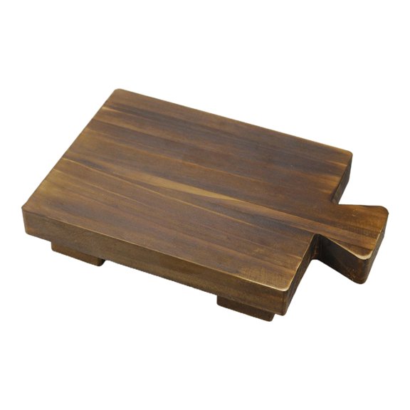 QSTDGVPW Wood Display Stand Wooden Soap Holder Cake Stand Tissues Shower Organizer Rustic