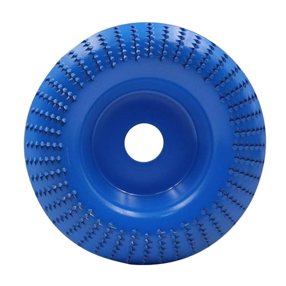 QSTDGVPW Wood Trimming Carving Shaping Disc Grinding Wheel,Durable High Angle Tools,Efficient&Quickly Remove Residue-4 Inch (100mm) - Blue, 100mm