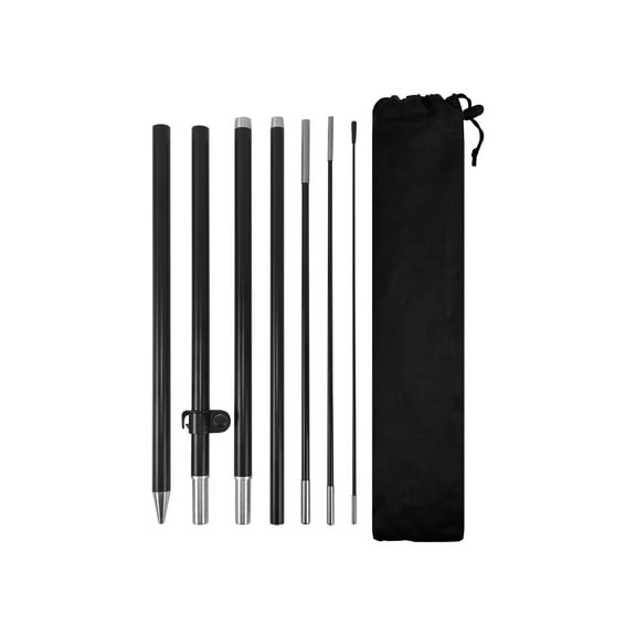 QSUM Feather Flag Pole Kit,8.2FT Decoration Display Flagpole, Business Sign, Swooper Flag PoleAdvertising Flag Pole