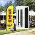 thumbnail image 1 of QSUM  Kebab Sign Feather Flag with Pole Kit,8.2FT  Kebab Decoration Display,  Kebab Business Sign, Kebab Swooper Flag，  Kebab Advertising Flag, 1 of 7